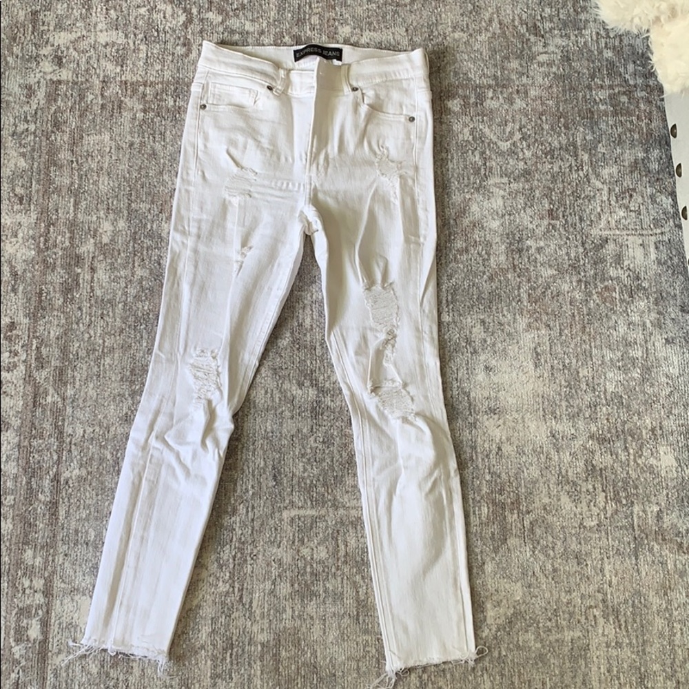 Express White Jeans